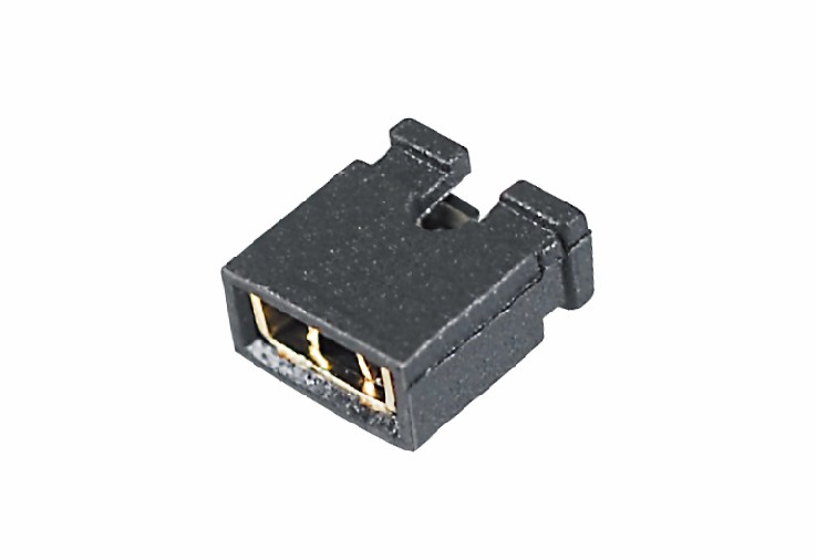 短路帽P(pán)H2.54 2P開(kāi)口鍍金