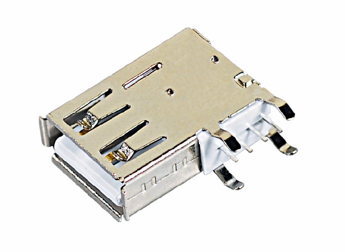 USB Ａ母座90° 側(cè)插長體