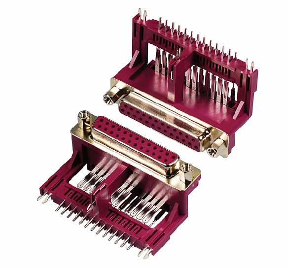 DR 25PIN Female 紫色高架